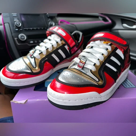 adidas | Shoes | Forum 84 Low Simpsons Duff Adidas Limited Edition |  Poshmark